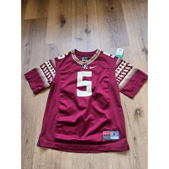 Nike Other - Nike Florida State Seminoles Youth Jersey Garnet FSU Football Shirt Size Small 5